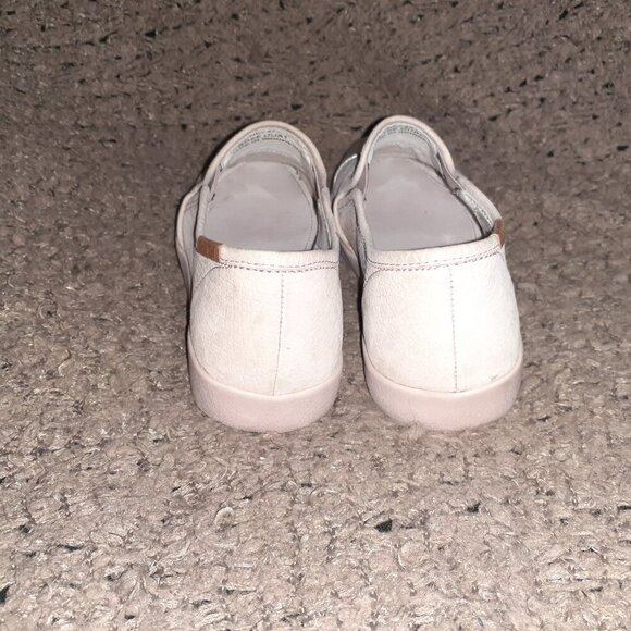 BLACKSTONE-NL47-Slip-On Rose Dust Nubuck/Silver Patent Leather Sneaker-Sz 37-EX - Picture 6 of 8